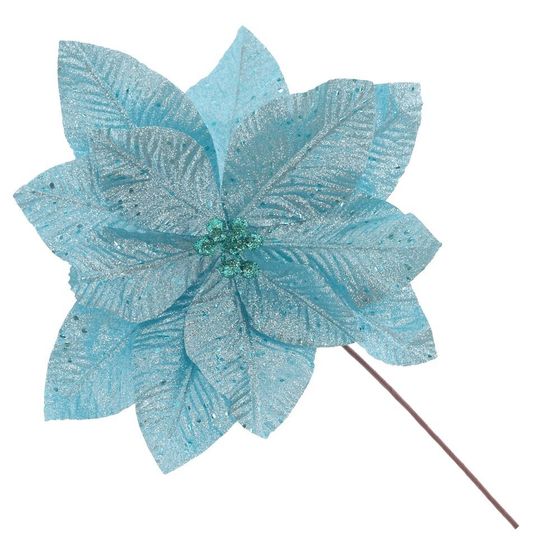 Цветок искусственный &quot;Пуансеттия&quot;, L30 W30 H39 см, 3в.