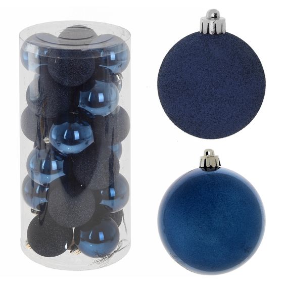 Набор из 24шт Украшение новогоднее &quot;Шар&quot;, D 6 см, L14 W14 H31 см