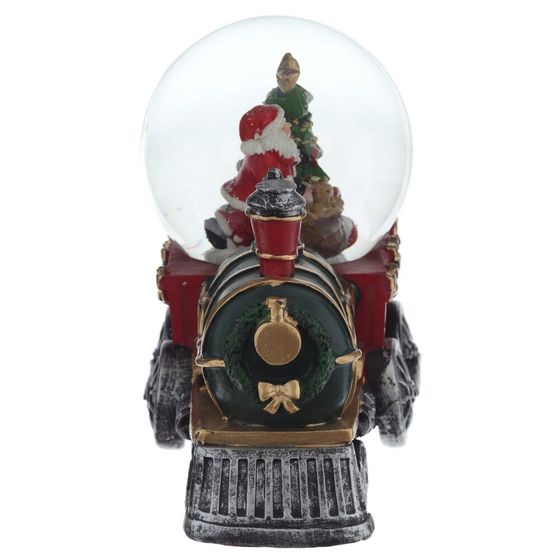 Фигурка декоративная &quot;Дед Мороз&quot; в стекл шаре, D 10 см, L18 W11 H16 см