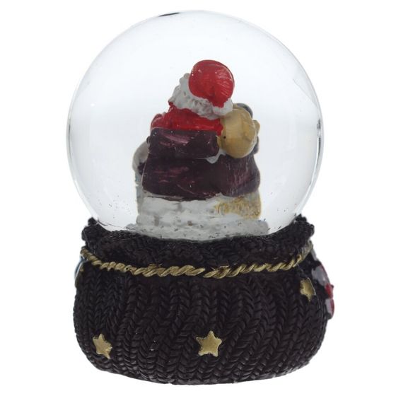 Фигурка декор в стекл шаре &quot;Дед Мороз/Мишка/Олень&quot;, D 4.5 см, L4,5 W5 H6 см, 4в.