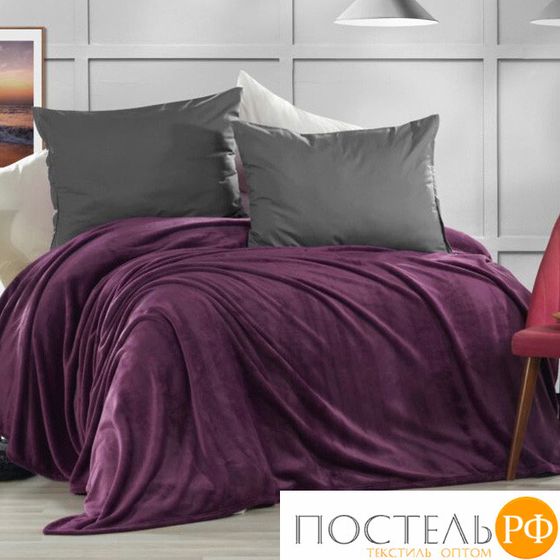 Плед KARVEN Super Soft &quot;VIGAN&quot; 160*220 п/э 1.5 спальный Р 941фиолетовый