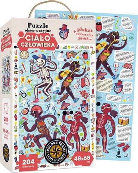 Czuczu Xplore Team Puzzle obserwacyjne Ciało człowieka