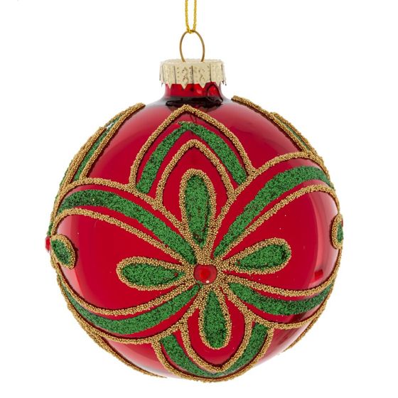 Украшение новогоднее "Шар", L8 W8 H9 см, 2в.
