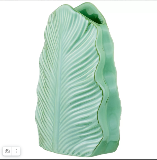 !09 Ваза "Тропики" 11,5*6,5*17 см. без упаковки