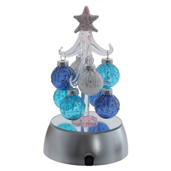 Изделине декоративное "Ёлка" с подсветкой (AAx3 н/п), L8,5 W8,5 H15 см