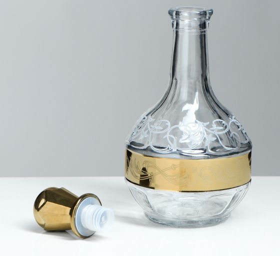 !09 Набор 2 предмета - Графин 500мл. + подставка