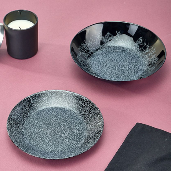 Тарелка десертная ZOE BLACK 18см