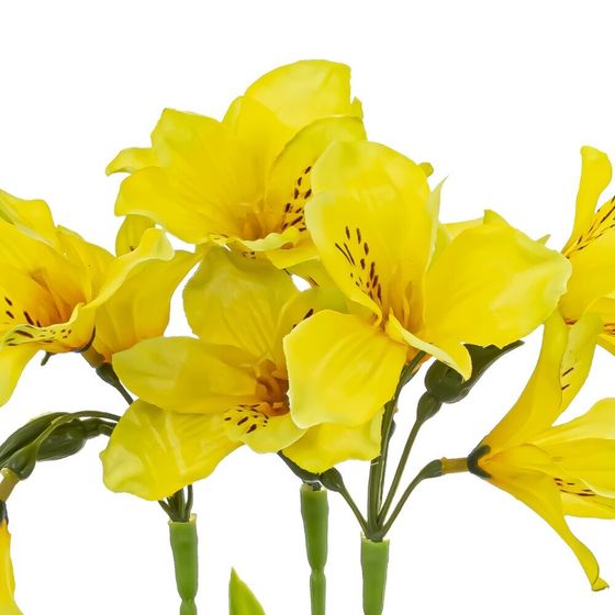 Цветочная композиция &quot;Альстромерия&quot;, L17 W17 H31 см