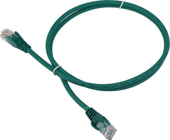 Патч-корд Lanmaster UTP cat.5E 0.5м зеленый вилка RJ-45 - вилка RJ-45 (LAN-PC45/U5E-0.5-GN)