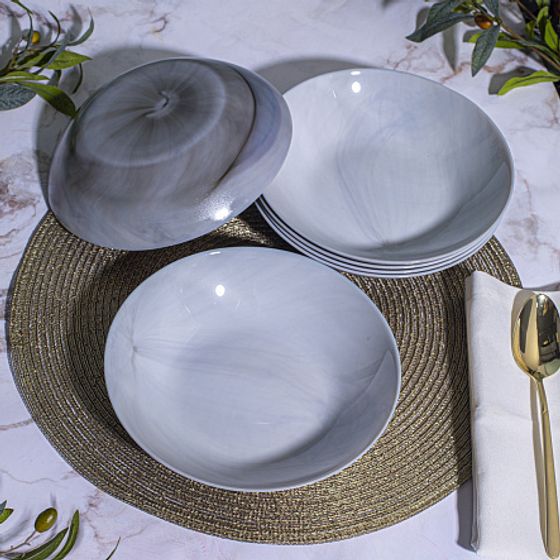 Тарелка суповая 20см ДИВАЛИ МАРБЛ ГРАНИТ