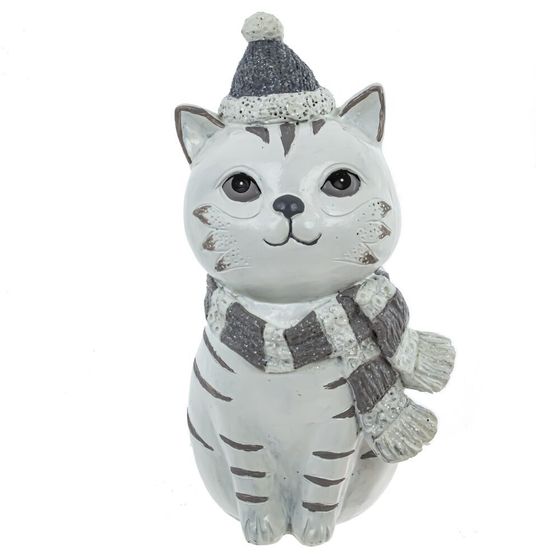 Фигурка декоративная &quot;Кот&quot;, L10 W11 H18,5 см, 2в.