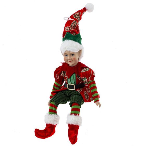 Игрушка набивная &quot;Эльф&quot;, L9 W5,5 H34/15 см