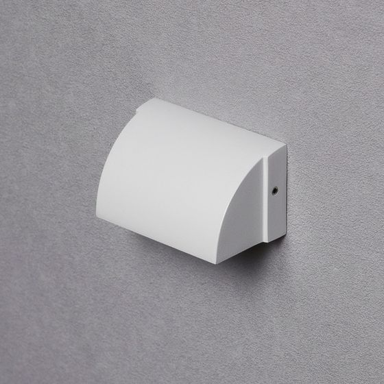 !Светильник фасадный белый «Каскад», FSD-094, 2 Вт, 3000К, 2 луча, IP65, 220 В, металл