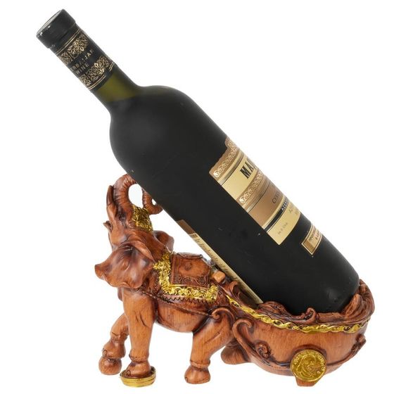 Подставка для бутылки "Слон", L22 W10 H16 см