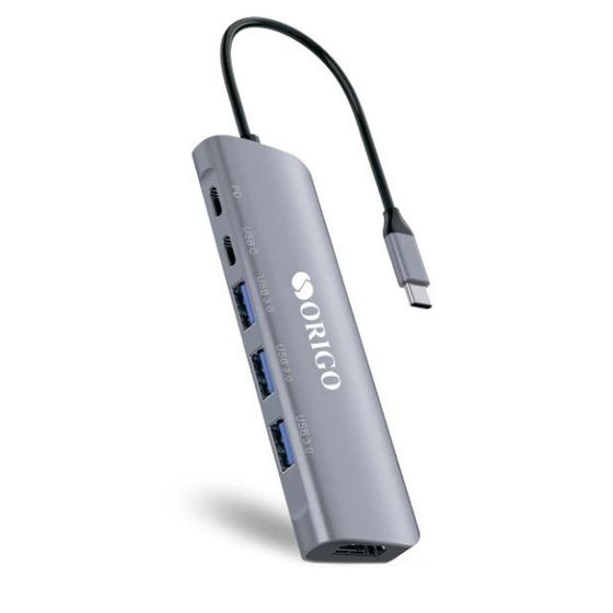 Разветвитель USB 3.0 Origo OU3360PD 3порт. серебристый (OU3360PD/A1A)