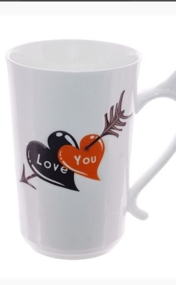 !09 НАБОР 2 ШТУКИ - Кружка " Стрела" 420 мл., дизайн микс