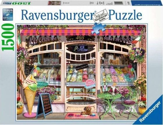 Ravensburger Puzzle 1500 elementów Ice Cream Shop