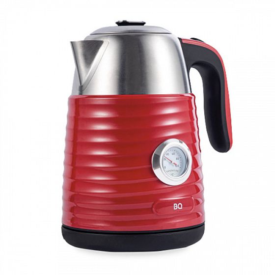 Чайник электрический BQ KT1723SW 1.7л 2200Вт красный/сталь