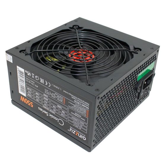 Блок питания 550W Ginzzu CB550 12cm fan
