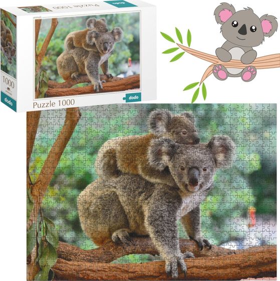 Dodo *****Puzzle 1000el Mały Koala i mama DOB1217 01217