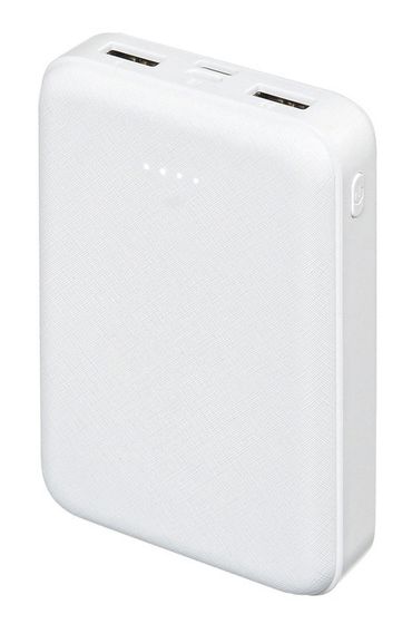 Портативный аккумулятор Buro T4-10000 10000mAh 2xUSB белый (T4-10000-WT)