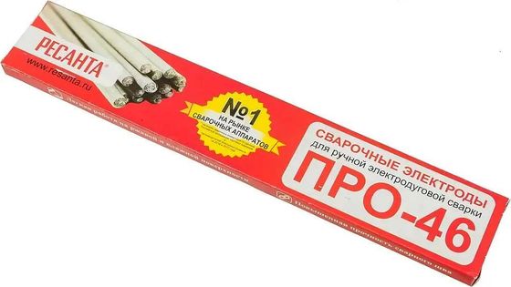 Электроды сварочные Ресанта ПРО-46 D=3мм L=300мм 1000гр (71/6/36)