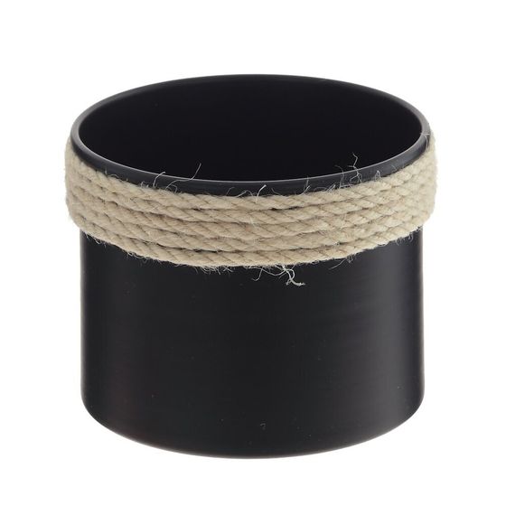 Кашпо, L12 W12 H18 см