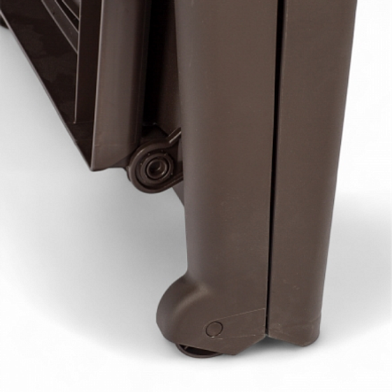 Шезлонг CAIMAN коричневый складной