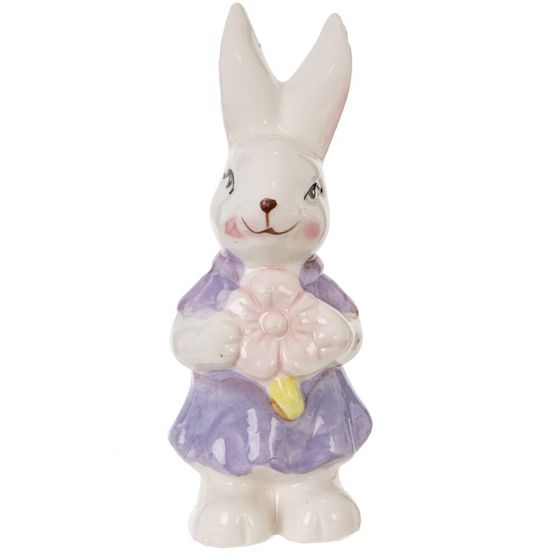 Фигурка декоративная &quot;Заяц&quot;, L3,5 W3,5 H10,5 см, 2в.