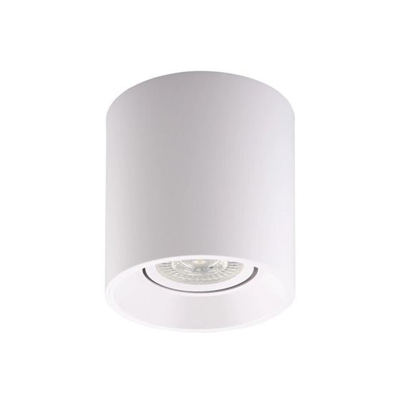 DK3040-WH  Накладной поворотный светильник под сменную лампу SORO, IP20, 15W, GU5.3, LED, белый, пла