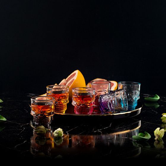 Набор стопок SKULL COLORS 6шт 50мл