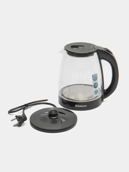 Чайник электрический Sakura SA-2734BK 1.8л 1800Вт черный