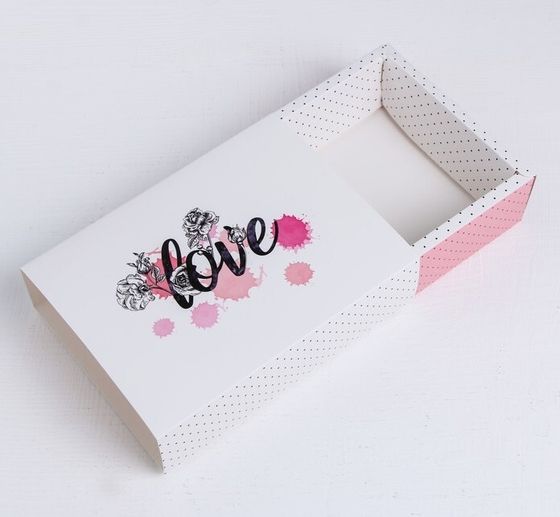 !Коробка для сладостей 5 штук «LOVE», 20 × 15 × 5 см