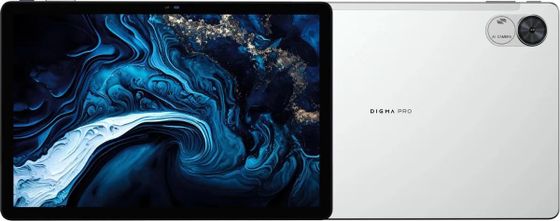 Планшет 10.1&quot; Digma Pro Infinity серебристый In-Cell 1920x1200 8Gb/256Gb 2Sim Android 14 3G/4G (TA3E0M01)