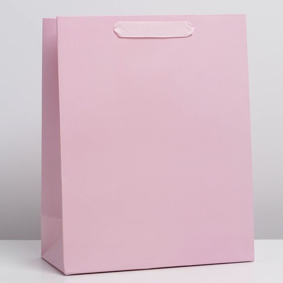 Пакет ламинированный «Розовый», M 26 × 32 × 12 см