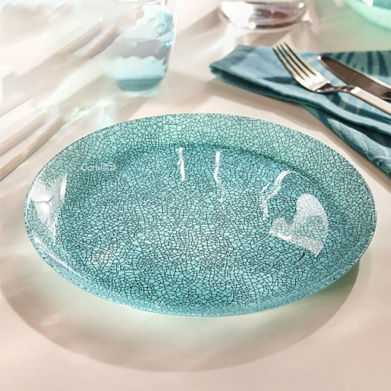 Тарелка обеденная ICY TURQUOISE 26см