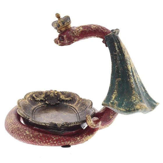 Блюдо декоративное &quot;Змея&quot;, L15 W17 H13 см, 2в.