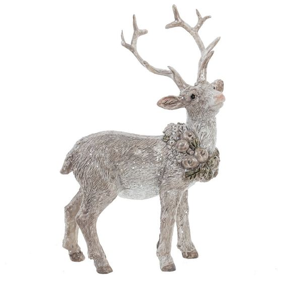 Фигурка декоративная &quot;Олень&quot;, L8 W6 H14 см, 2в.