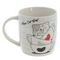 Кружка 350 мл, L11,5 W8,5 H9 см, дизайн микс