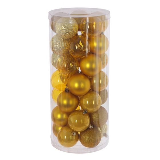 Набор из 35шт Украшение новогоднее &quot;Шар&quot;, D 6 см, L16 W16 H36 см