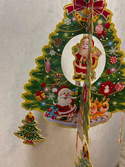 !09 Декор новогодний &quot;Ёлка&quot; (38*43см)