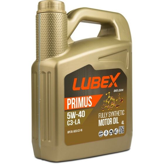 Масло моторное LUBEX PRIMUS C3-LA 5W-40 SN C3, синтетическое, 4 л