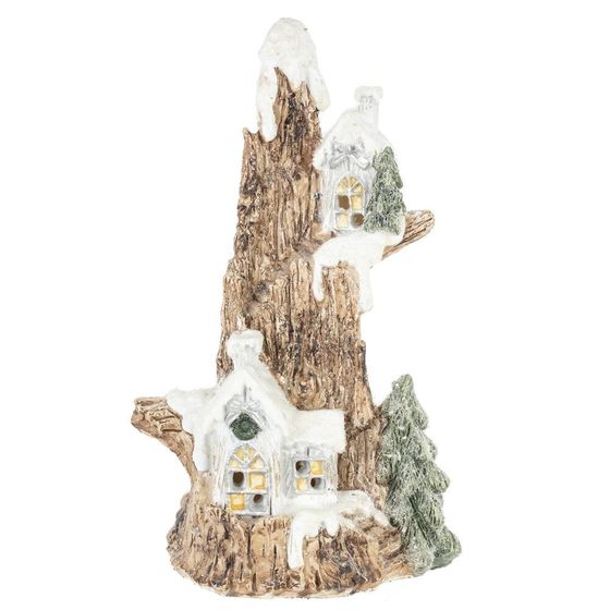 Фигурка декоративная &quot;Домик&quot; с подсветкой  (LR44x2,прилаг) , L1, L12 W9 H20 см, 2в.