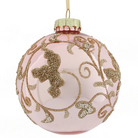 !09 Украшение новогоднее &quot;Шар&quot;, D 8 см, L8 W8 H10 см