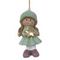 Фигурка декоративная подвесная "Ангел",  L4,5 W3,5 H10 см, 2в.