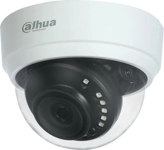 Камера аналоговая Dahua DH-HAC-D1A21P-0280B 2.8-2.8мм HD-CVI HD-TVI цв. корп.:белый