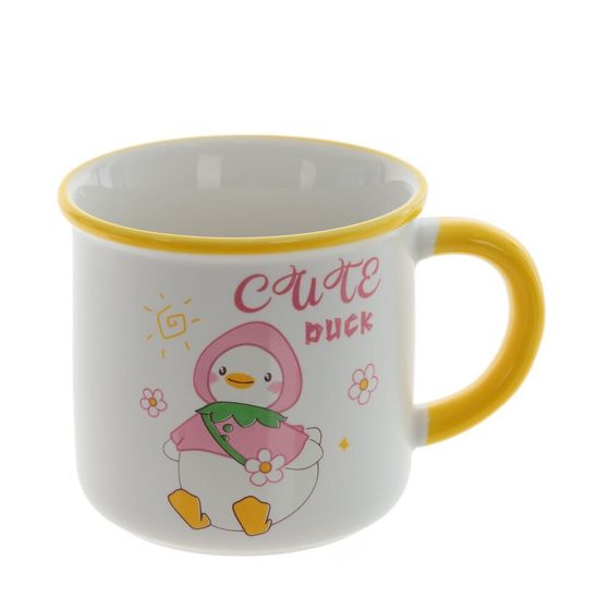 Кружка, 350 мл, L11,5 W8 H8,5 см, дизайн микс