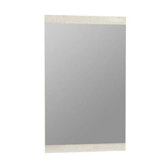 Зеркало навесное «Лючия» 33.13-01, 1000 × 20 × 600 мм, цвет бетон пайн белый