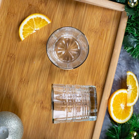 Стакан низкий ДАЛЛАС ГОЛД 2шт 300мл