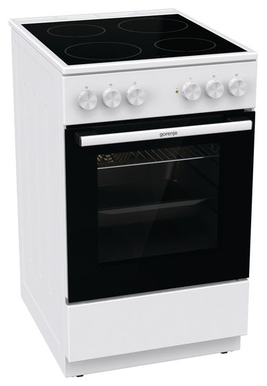 Плита электрическая Gorenje Essential GEC5A41WG белый/черный